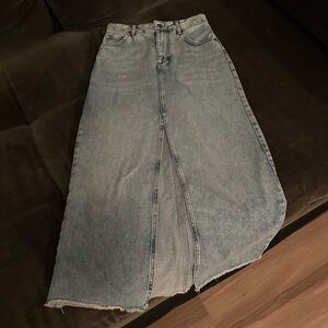 Pilcro Blue Denim Skirt